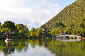 Old Town of Lijiang by Frederik Dawson
