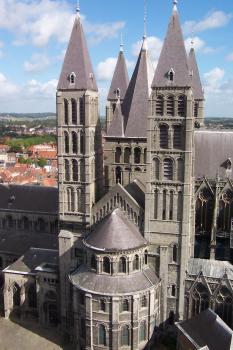 Notre-Dame Cathedral in Tournai by Ian Cade